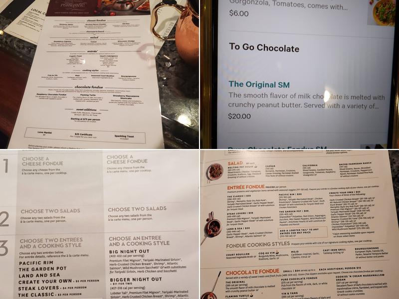 The Melting Pot Menu