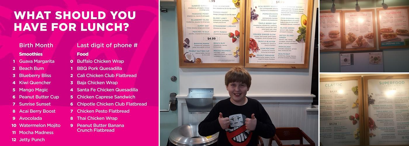 Tropical Smoothie Cafe Menu