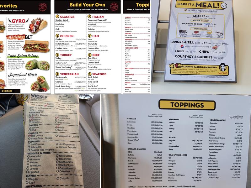 Which Wich Superior Sandwiches Menu