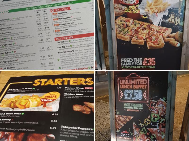 Pizza Hut Menu