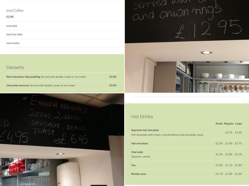 Flavio's - Cafe Bar Restaurant - Maidenhead Menu