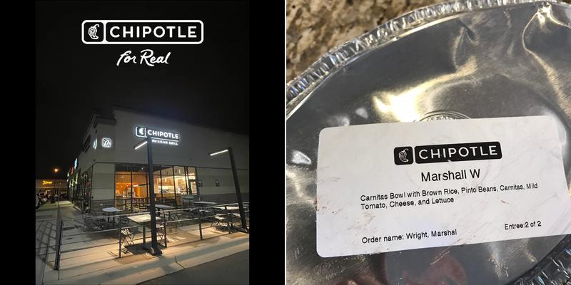 Chipotle Mexican Grill Menu
