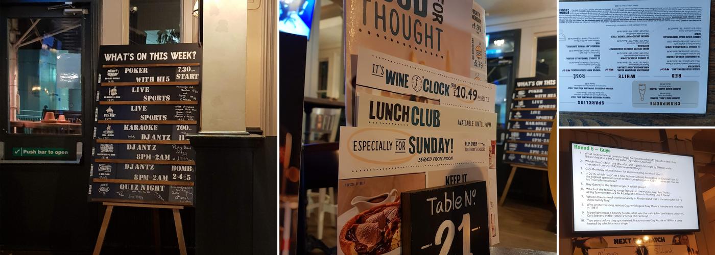 Market Inn Bracknell Menu