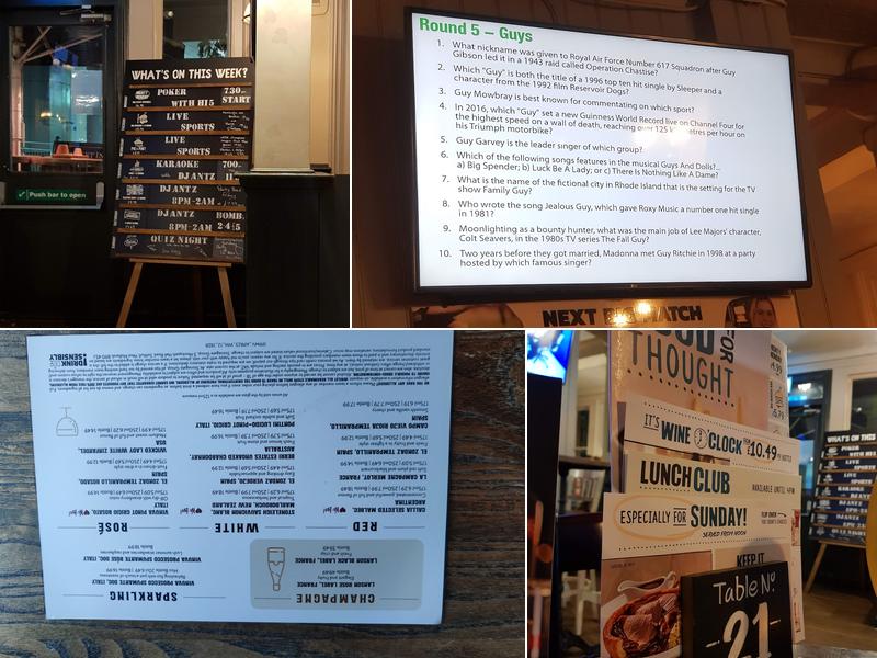 Market Inn Bracknell Menu