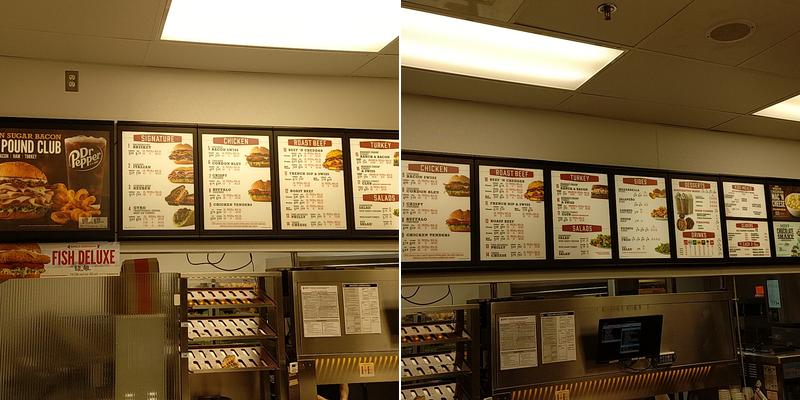 Arby's Menu