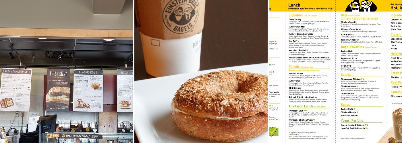 Einstein Bros. Bagels Menu