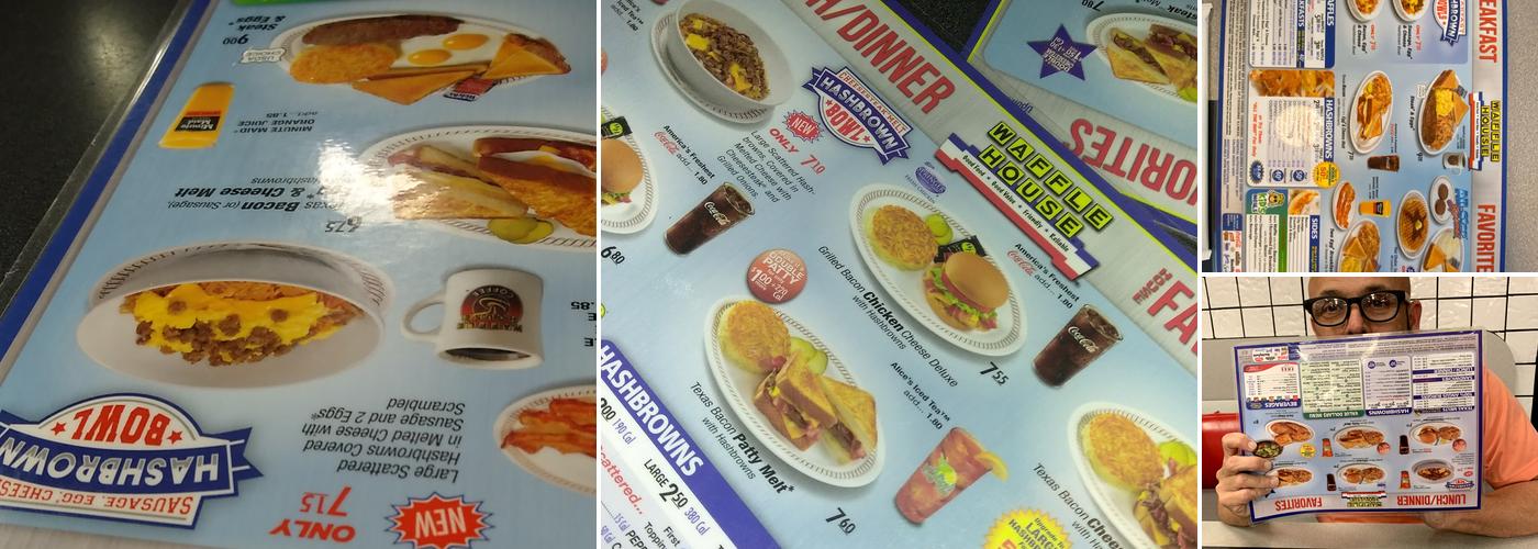 Waffle House Menu