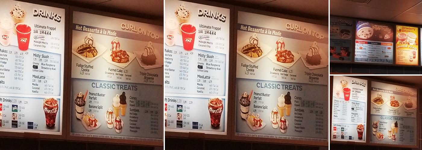Dairy Queen Menu