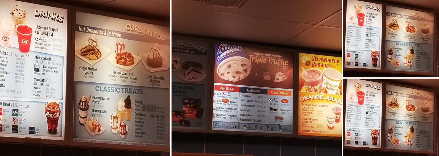 Dairy Queen Menu