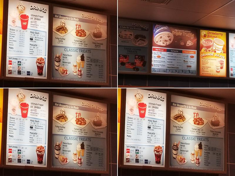 Dairy Queen Menu
