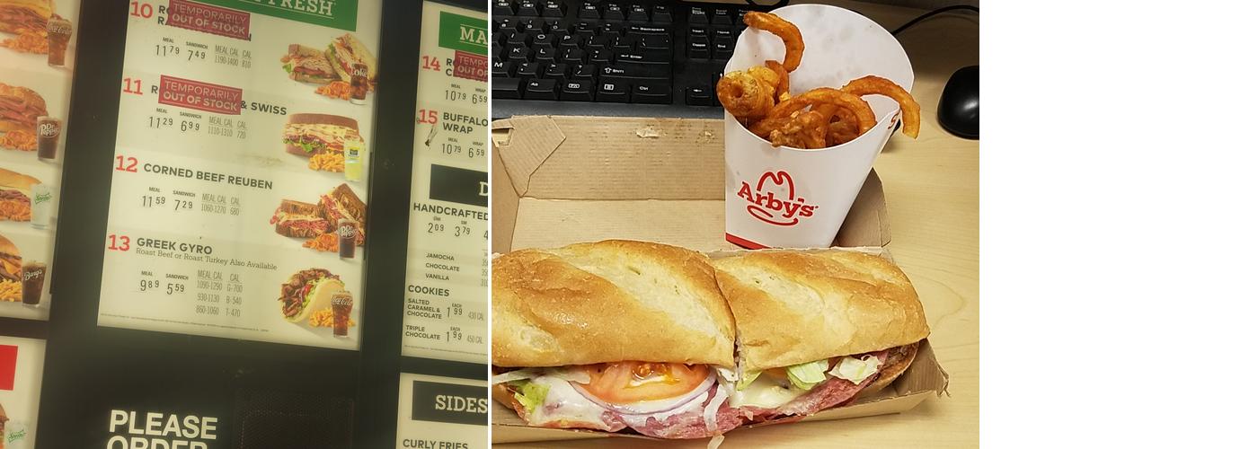 Arby's Menu
