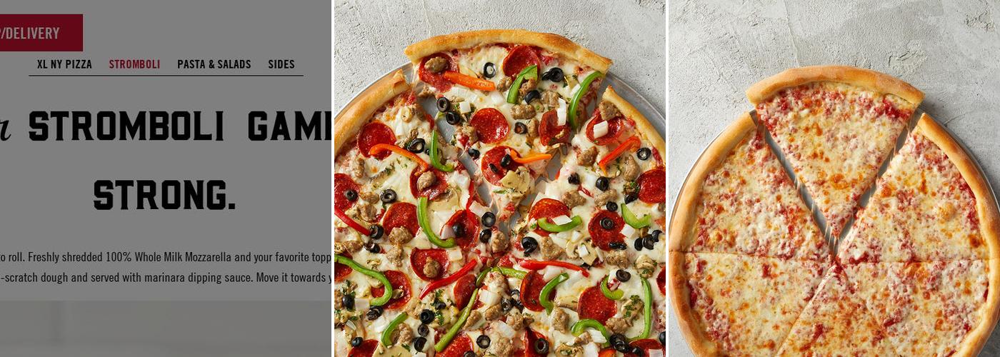 Sbarro Menu