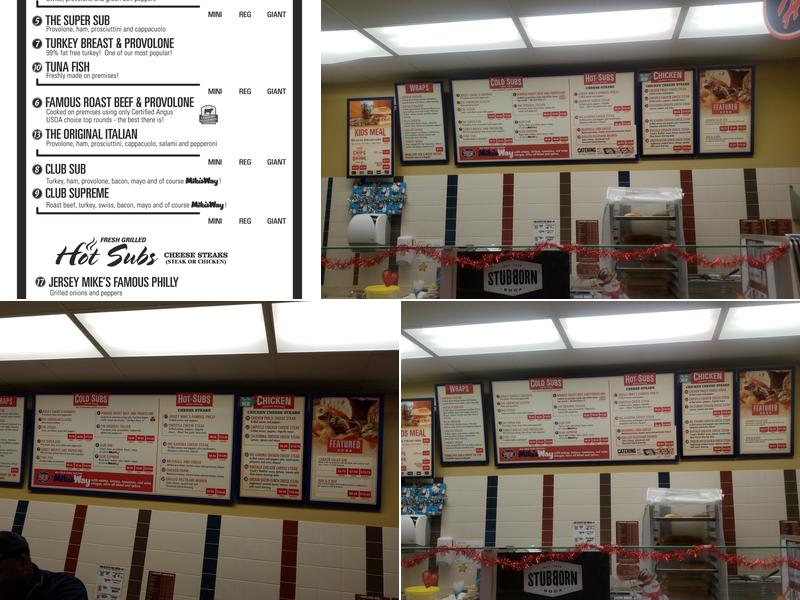 Jersey Mike's Subs Menu