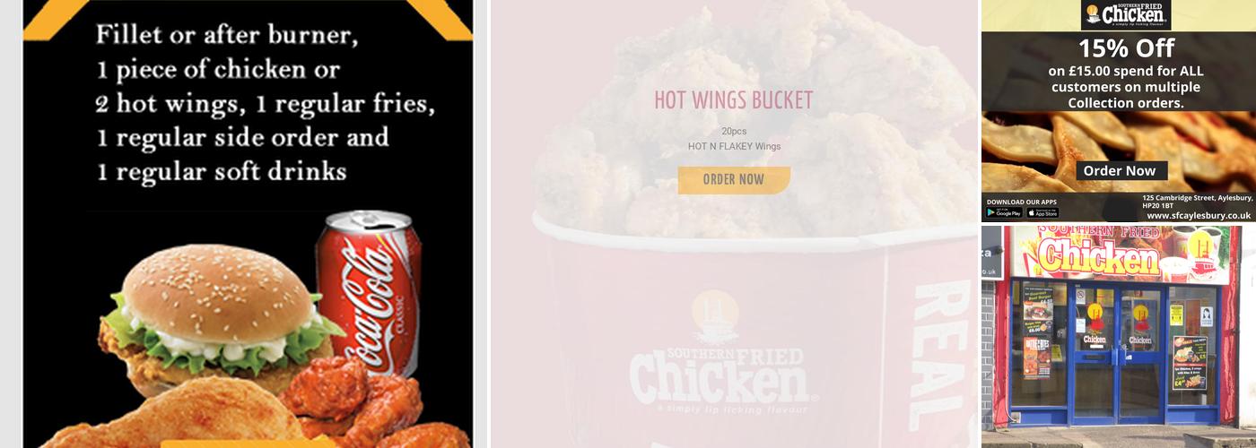 Southern Fried Chicken Aylesbury Menu