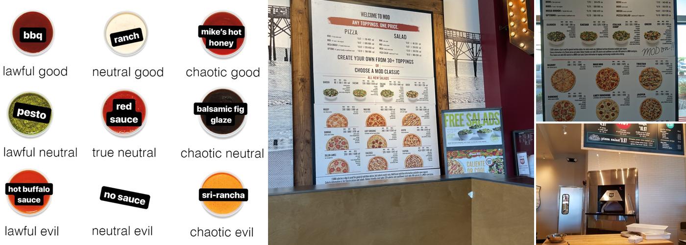 MOD Pizza Menu