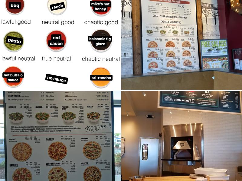 MOD Pizza Menu