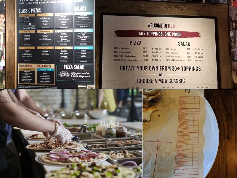 MOD Pizza Menu