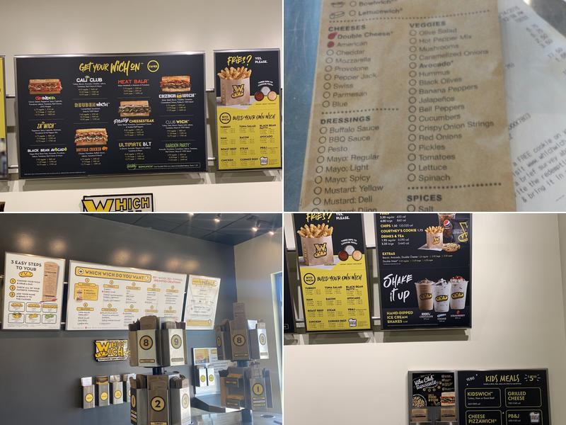 Which Wich Superior Sandwiches Menu