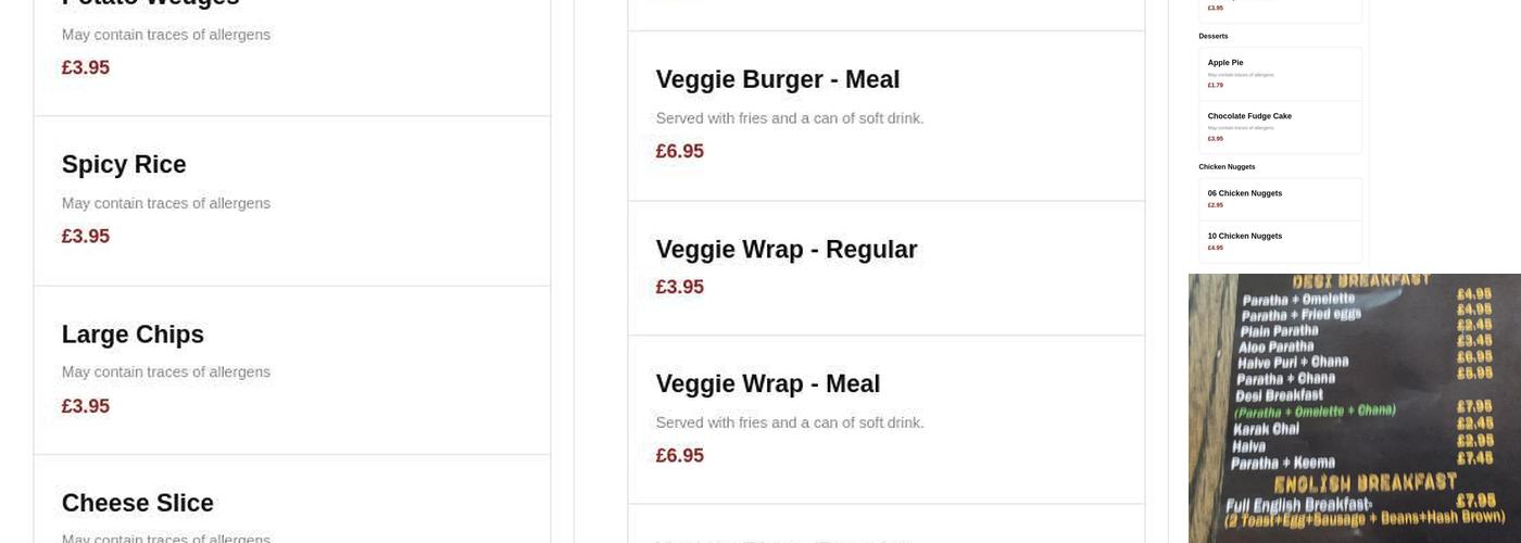 Grillbox Peri Peri High Wycombe Menu