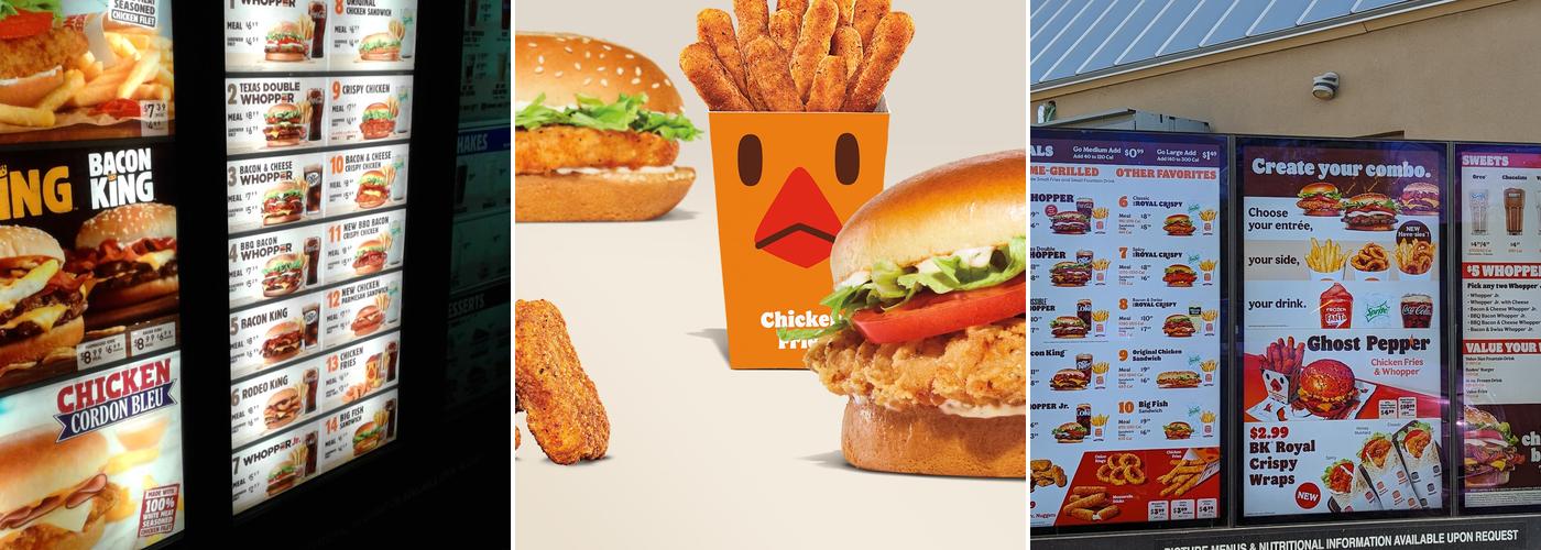 Burger King Menu