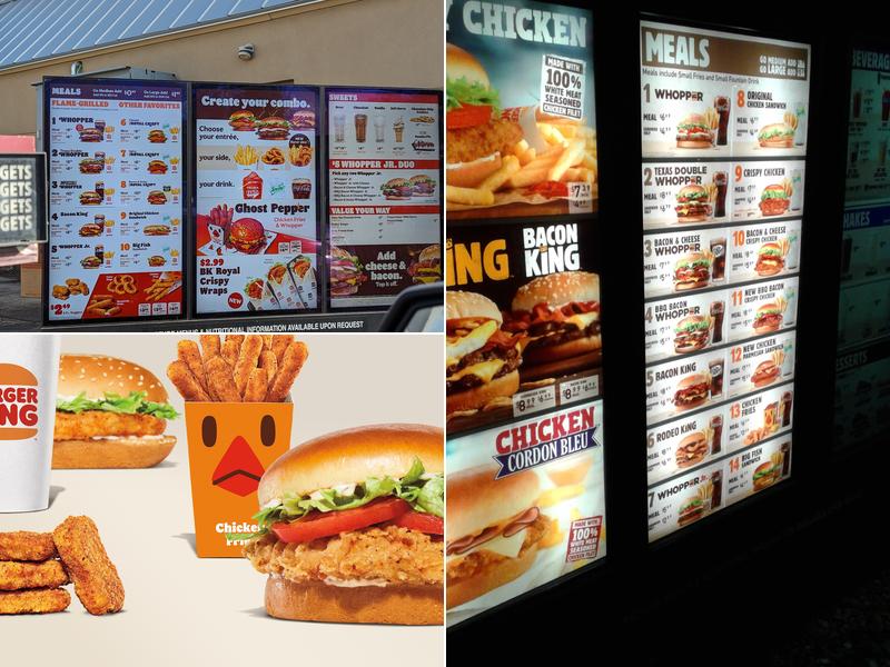 Burger King Menu