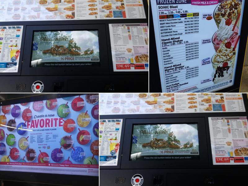 Sonic Drive-In Menu