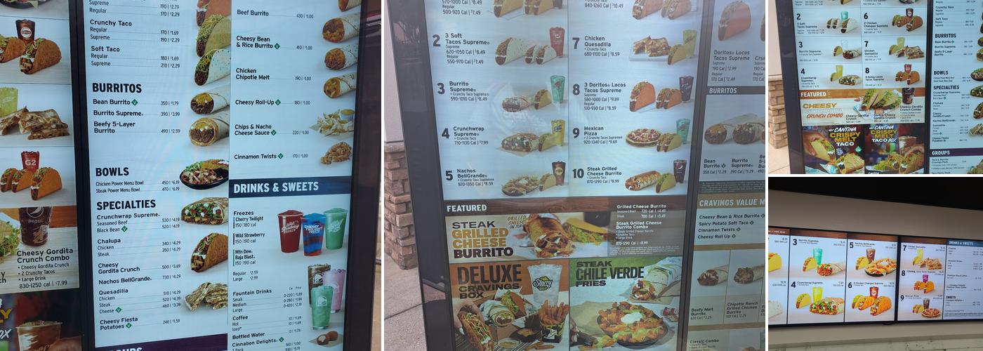 Taco Bell Menu