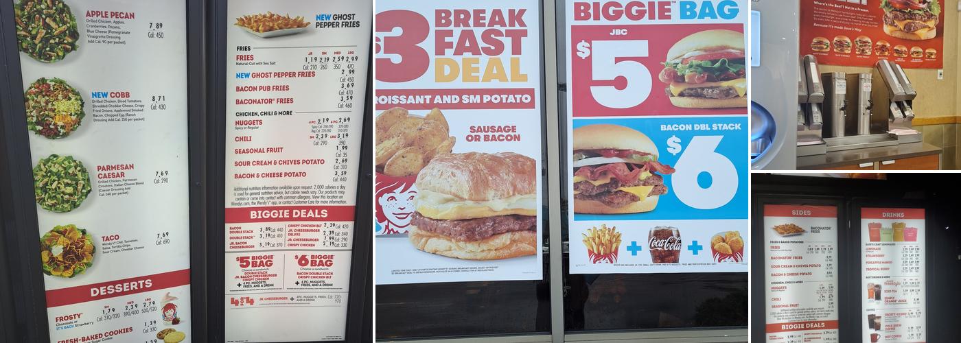 Wendy's Menu