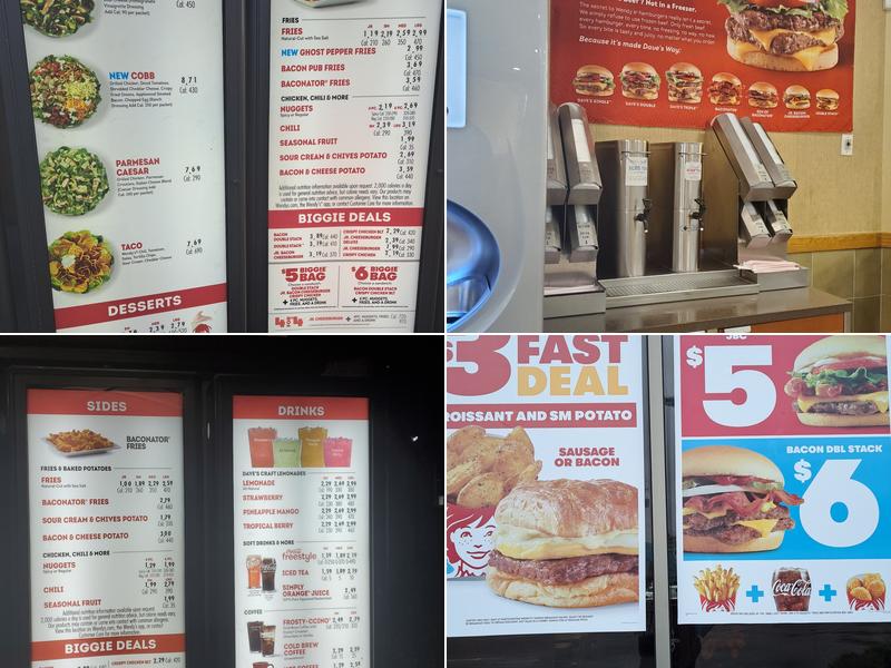 Wendy's Menu