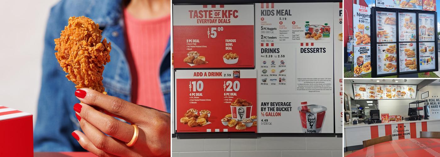 KFC Menu