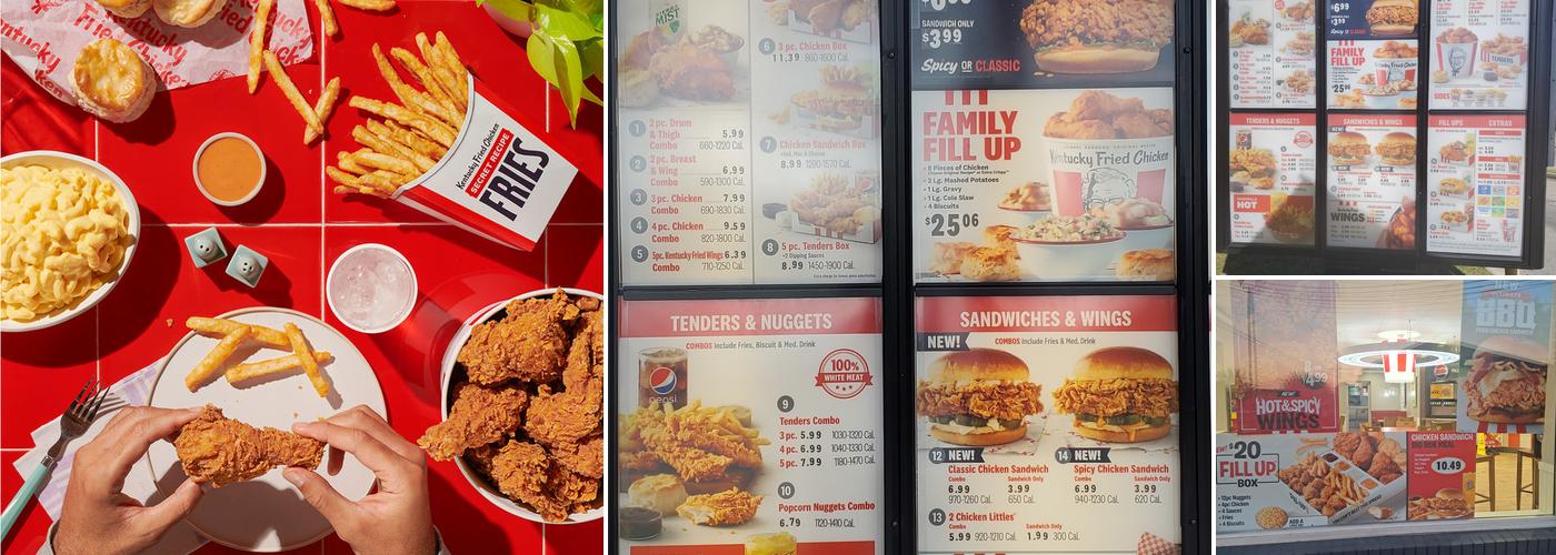 KFC Menu