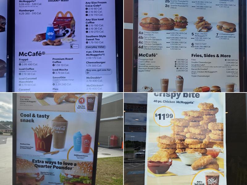 McDonald's Menu