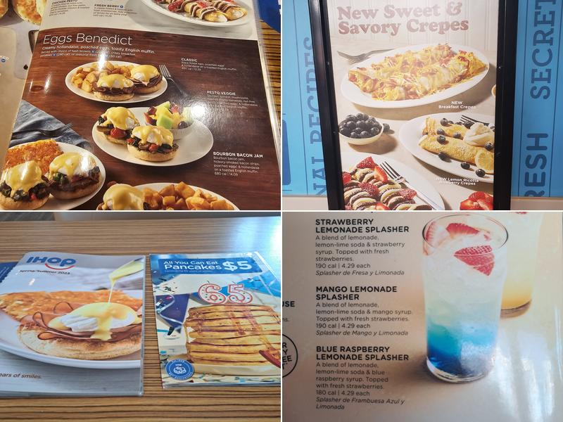 IHOP Menu