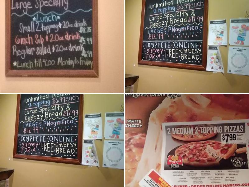 Marco's Pizza Menu