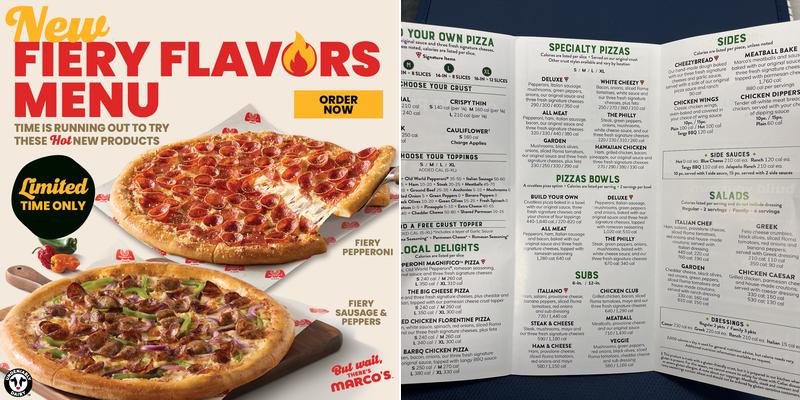 Marco's Pizza Menu
