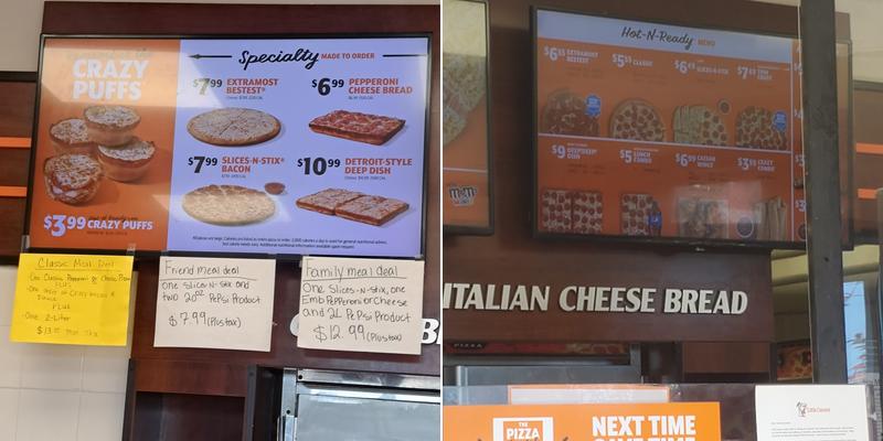 Little Caesars Pizza Menu