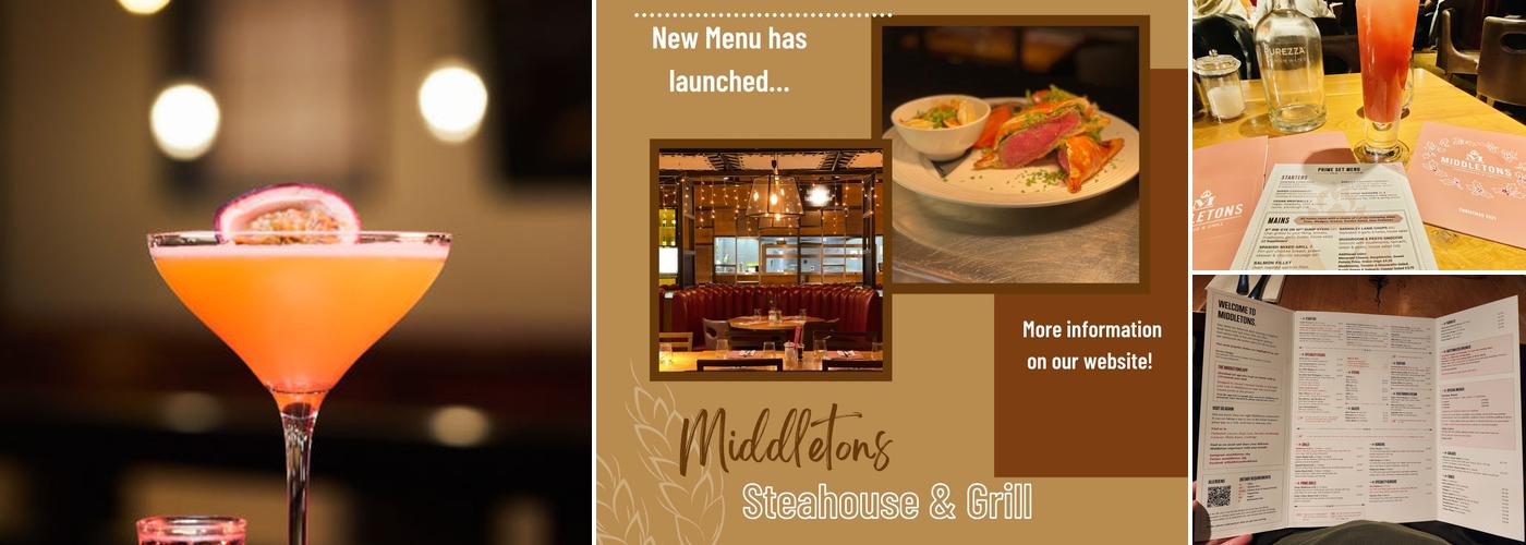 Middletons Steakhouse & Grill Menu