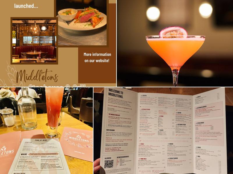 Middletons Steakhouse & Grill Menu
