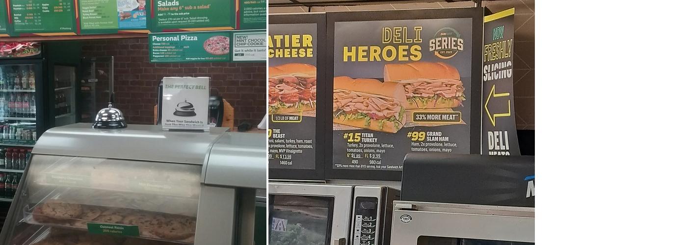 Subway Menu