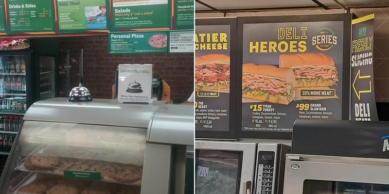 Subway Menu