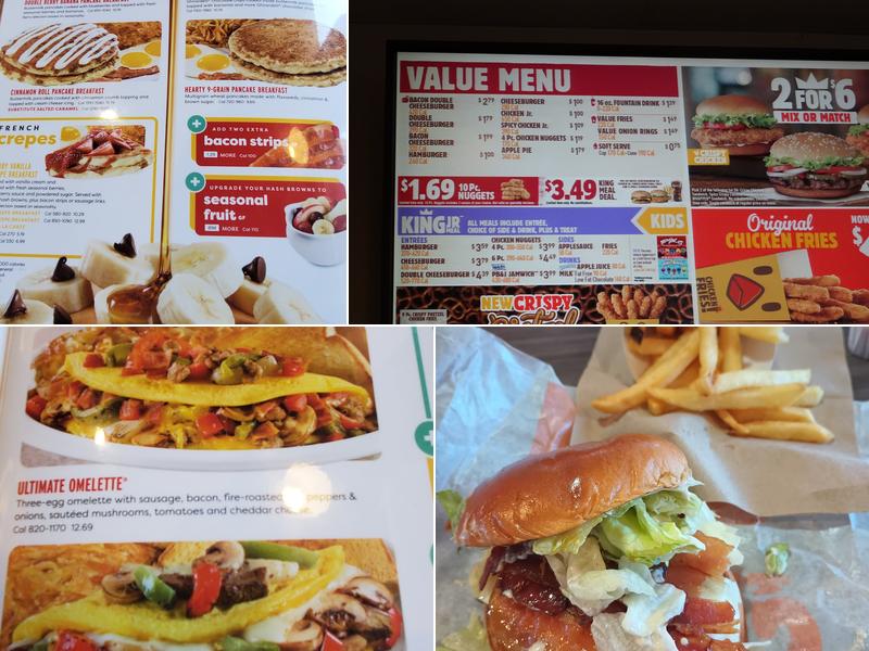 Burger King Menu