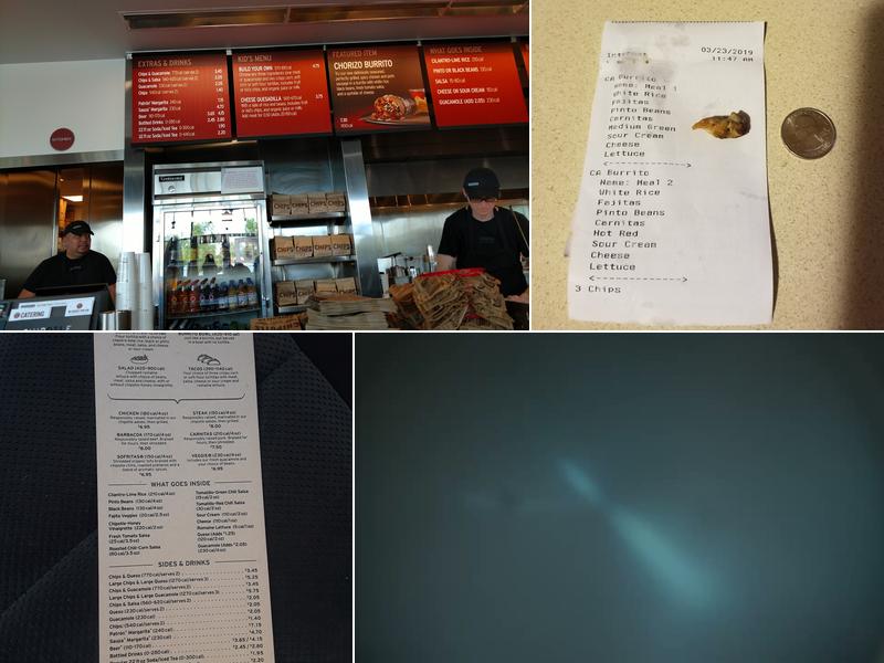 Chipotle Mexican Grill Menu