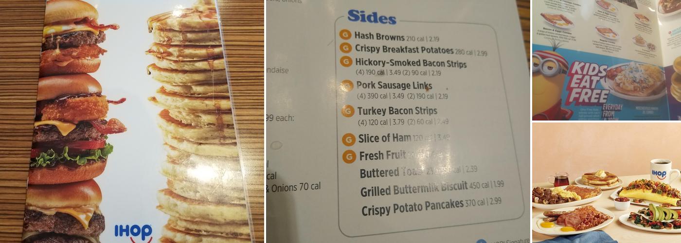 IHOP Menu