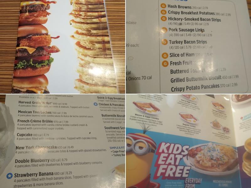 IHOP Menu