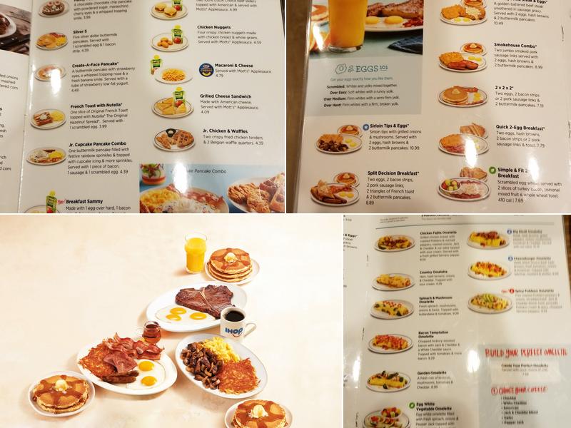 IHOP Menu