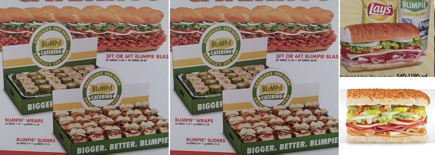 Blimpie Menu