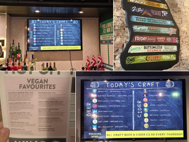 The White Harte Bristol Menu