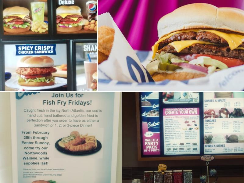 Culver’s Menu