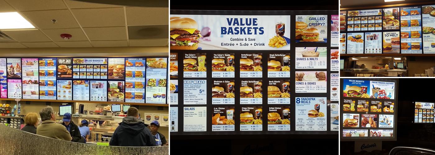 Culver’s Menu