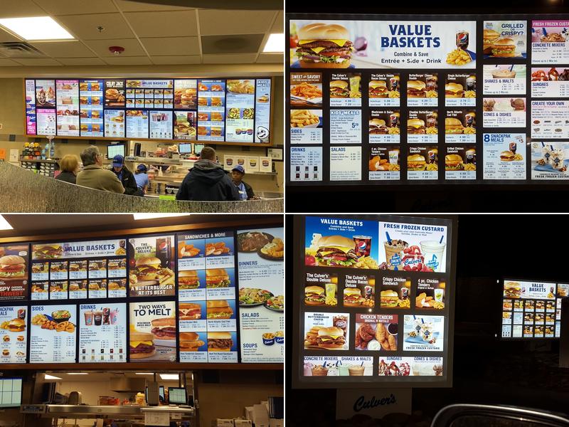 Culver’s Menu